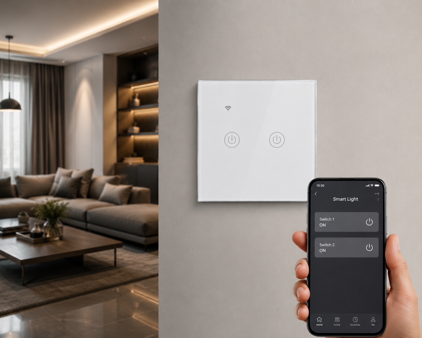 SMART SWITCH SMART LIFE WITH CAPACITOR