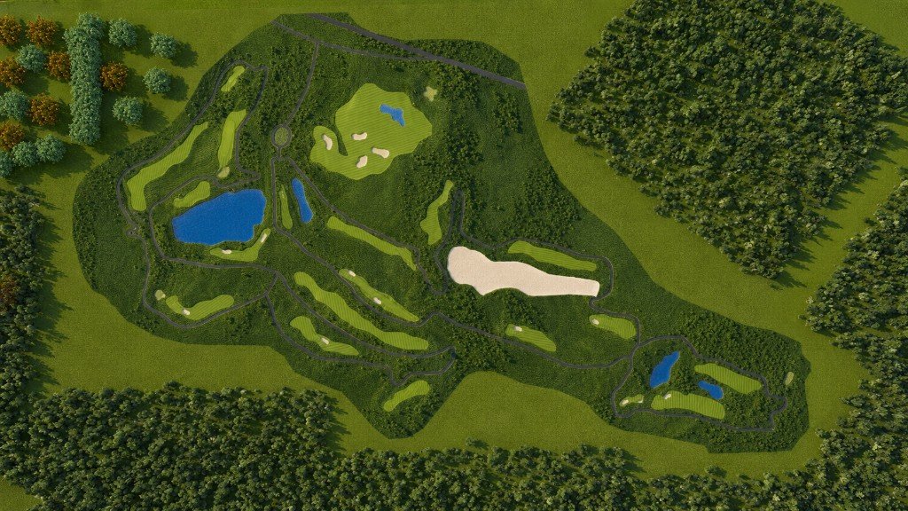 Ovu Lake Resort — resort landscape plan
