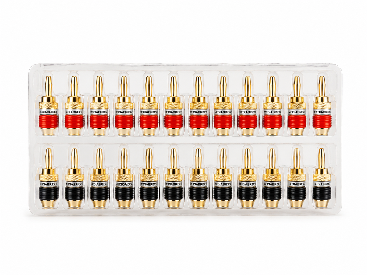 Mediabridge Banana Plug Connectors – 24 Pack